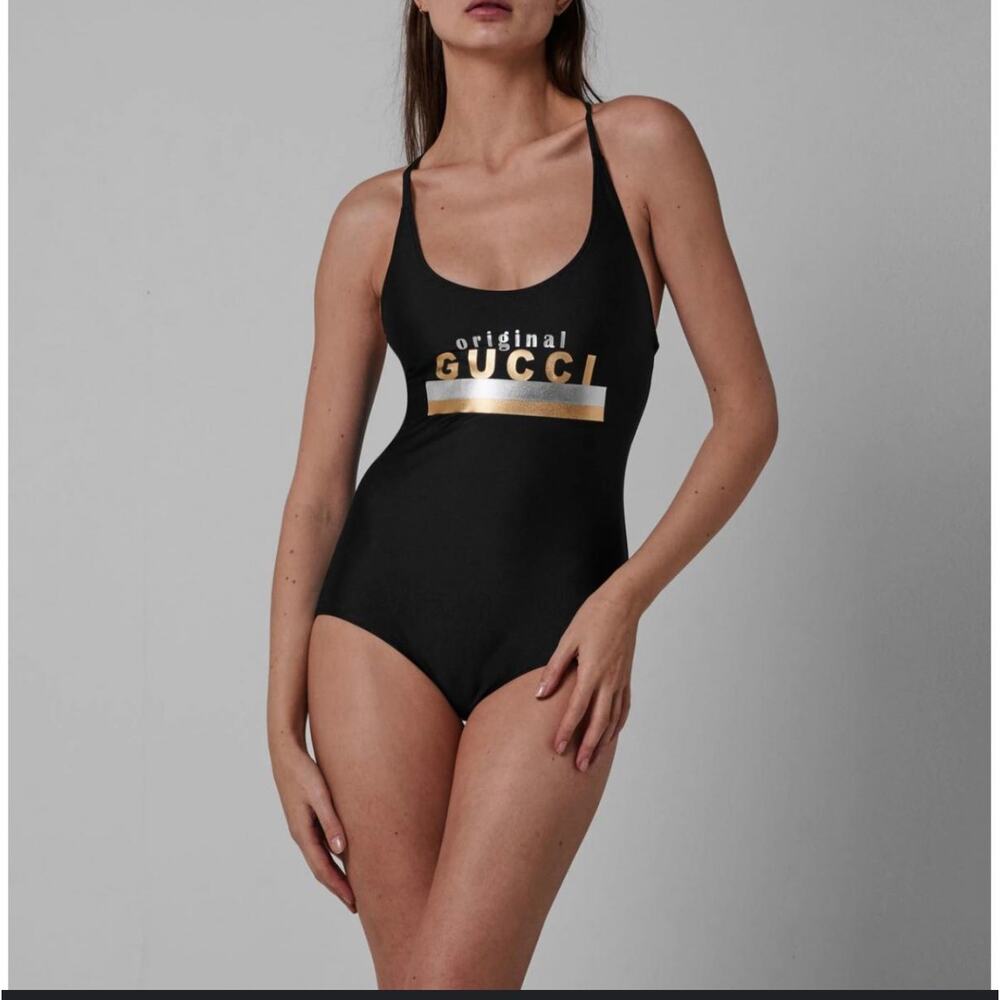 Gucci One Piece Swimsuit Size Medium Authentic - Picture 5 of 11